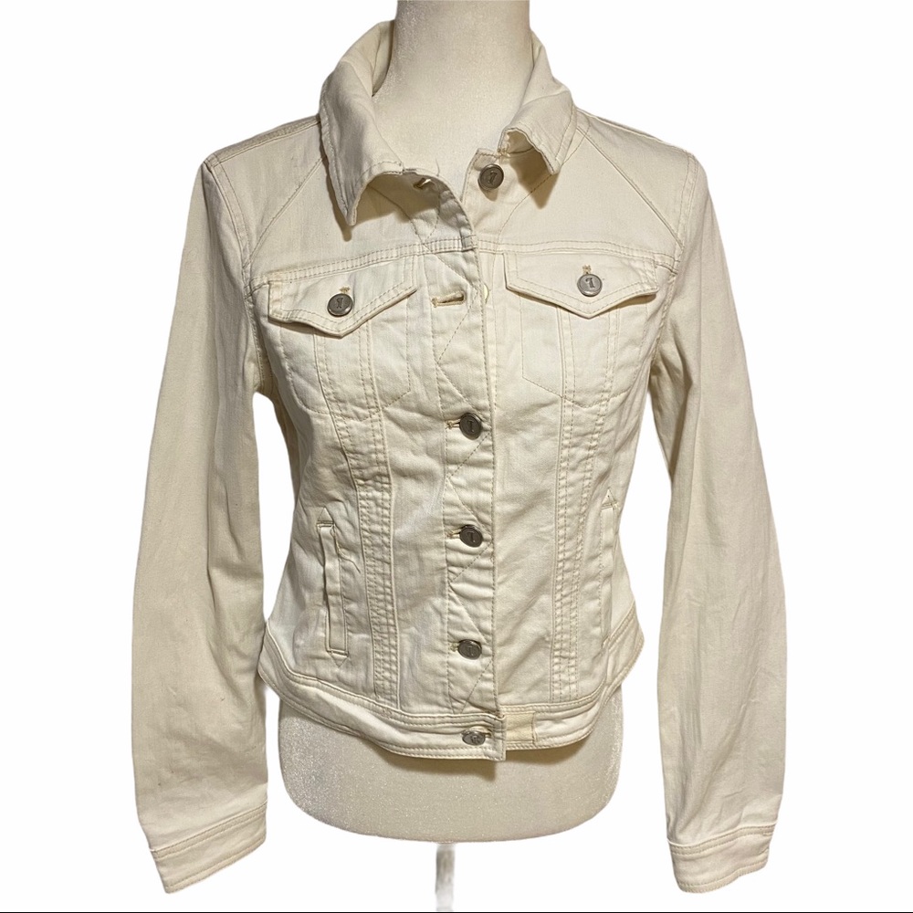 Anthropologie Pilcro & the Letterpress fitted button down jacket